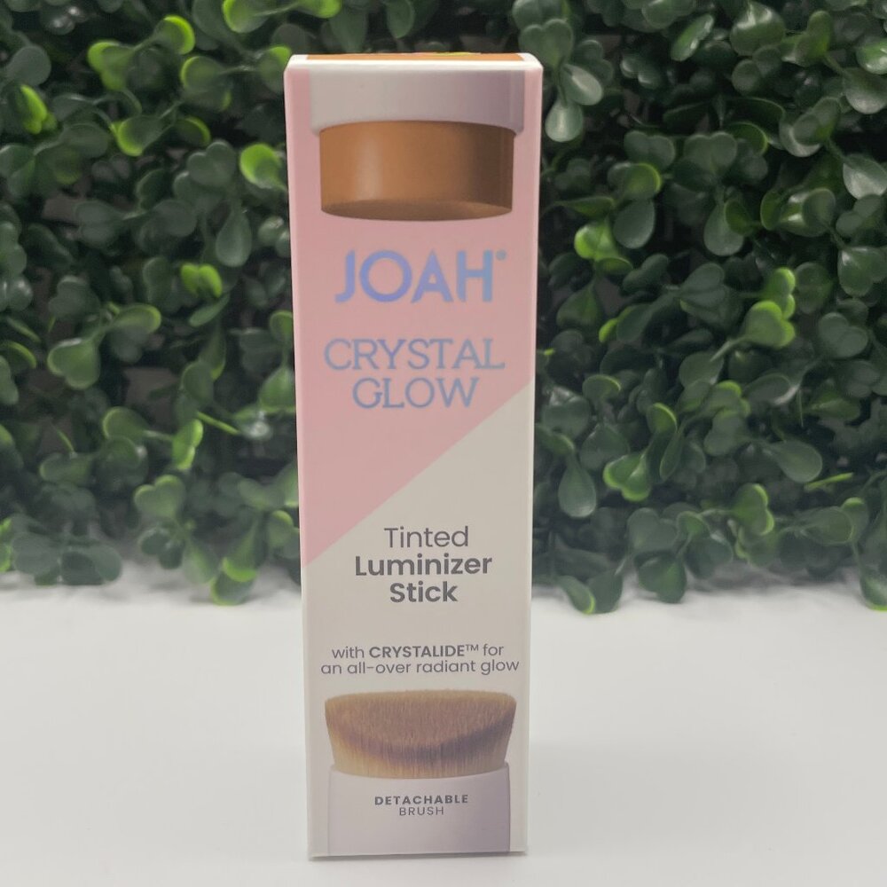 NIB - Joah Crystal Glow Tinted Luminizer Stick WITH BRUSH - Nude Beige